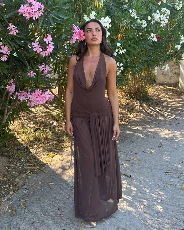Yōsei Dress In Brown – Hired In The Hills