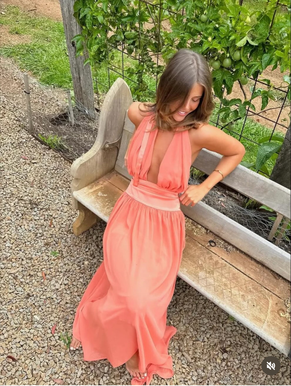 Serena Dress Coral