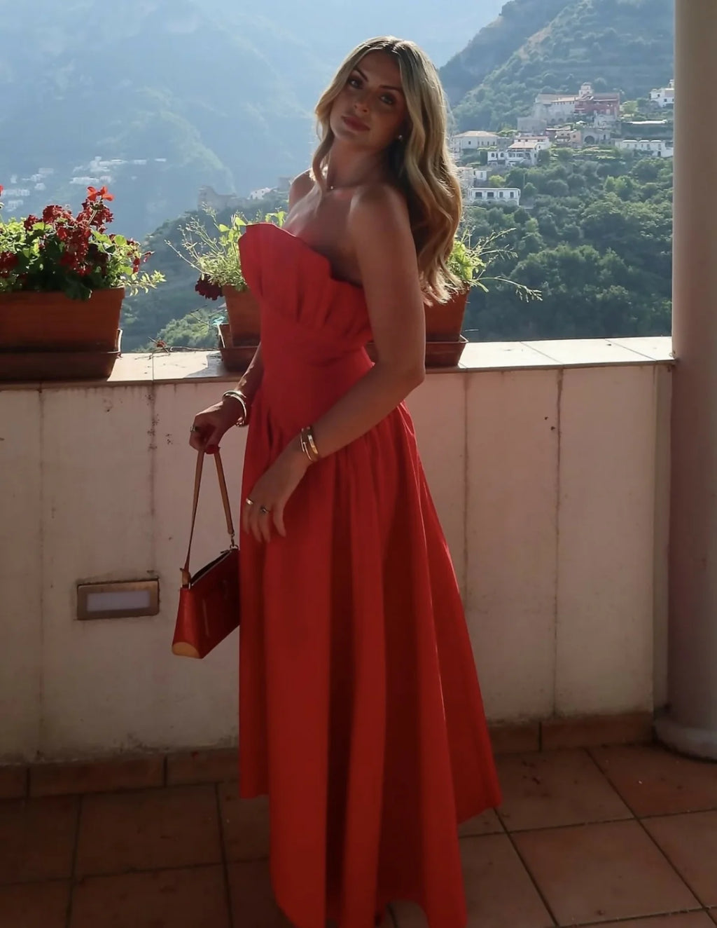 Laurel Dress in Red