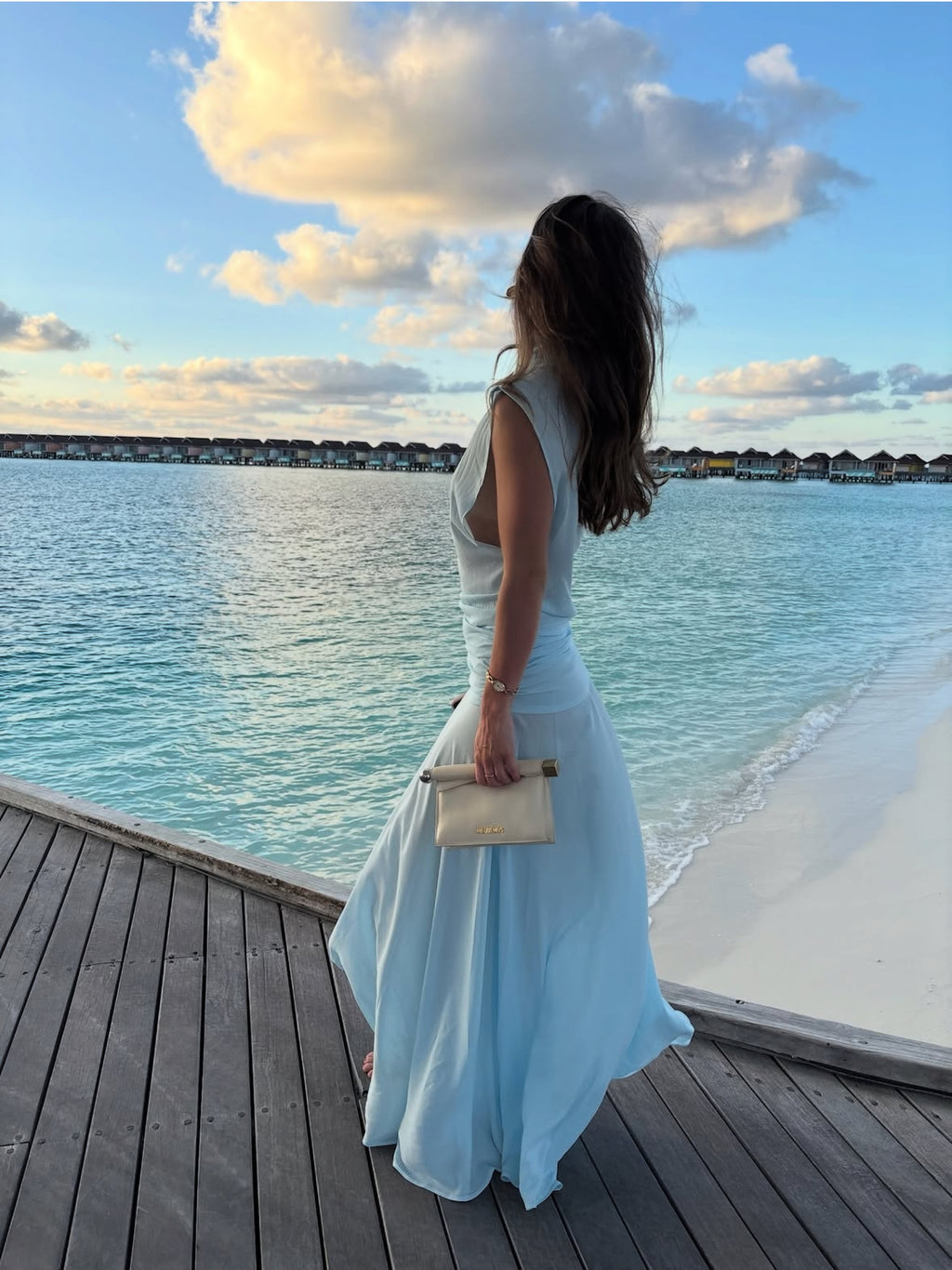 Blue Larissa Gown