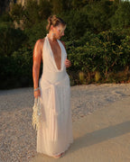 Yōsei Dress In Blushed Ivory