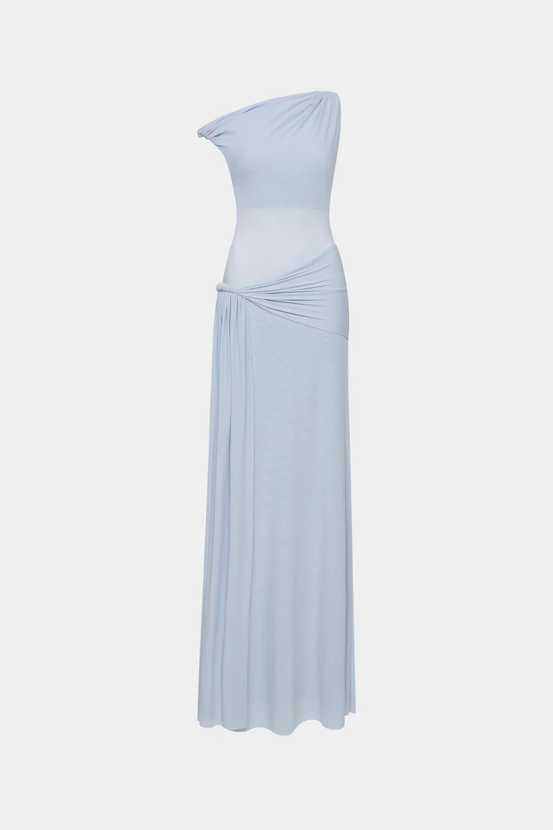 The Sisal Mesh Dress in Dove