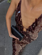 Sapphire Sequin Maxi Fig