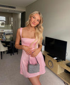 Kara Dress in Pink Quartz