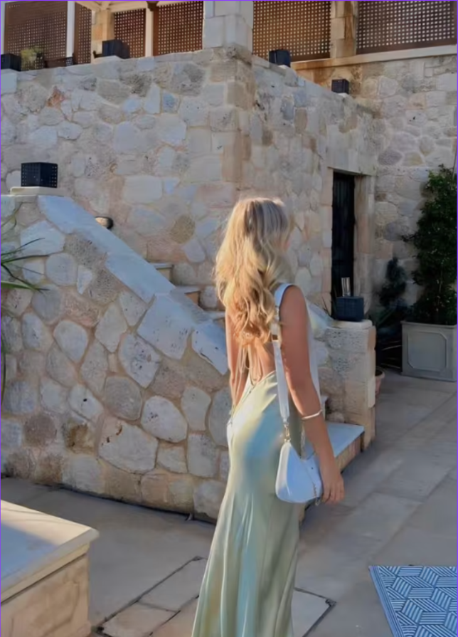 Indi Maxi Dress in Light Green