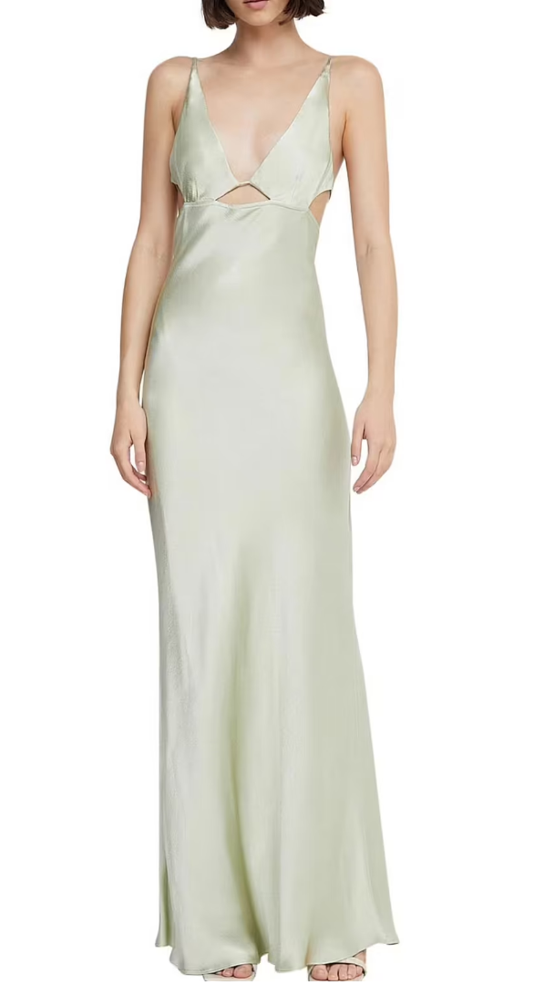 Indi Maxi Dress in Light Green