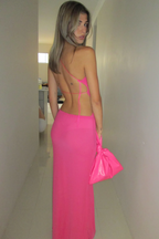 Paleromo Midi in Hot Pink
