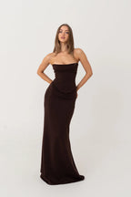 Louie Gown in Brown